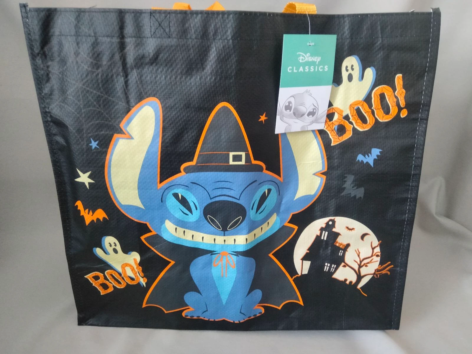 Cabas réutilisable Stitch Halloween | Disney | Neuf | Multicolore | 45 × 40 × 20 cm